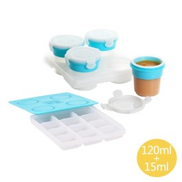 2angels 矽膠副食品儲存組 15ml + 120ml