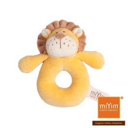 miYim有機棉手搖鈴 里歐獅子