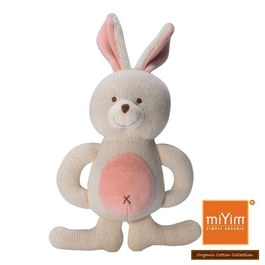 miYim有機棉固齒娃娃禮盒 兔兔