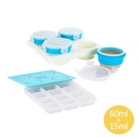 2angels 矽膠副食品儲存組 15ml + 60ml