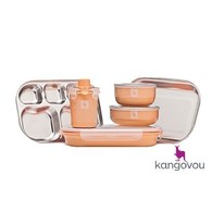Kangovou不鏽鋼餐具組 奶油橘 Kangovou不鏽鋼餐具組 奶油橘