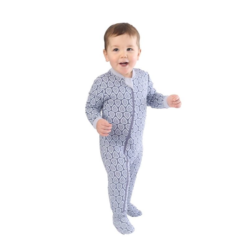 ZippyJamz有機棉寶寶拉鍊連身服 滴答夢 ZippyJamz有機棉寶寶拉鍊連身服 滴答夢